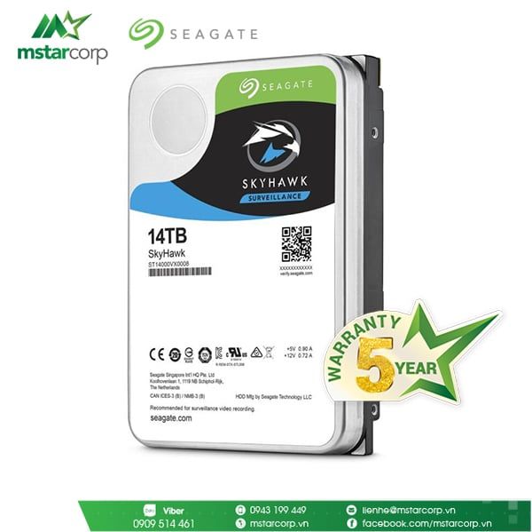 HDD Seagate SkyHawk AI 14TB – ST140000VE0008