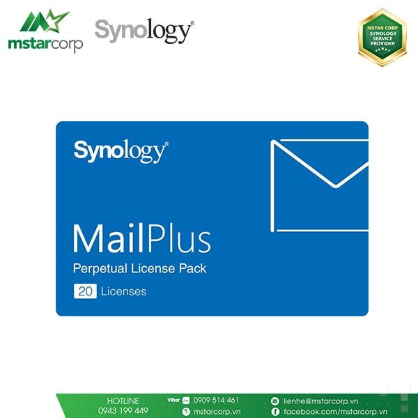 License Synology MailPlus pack 20