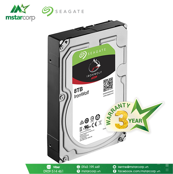 HDD Seagate IronWolf 8TB - ST8000VN004
