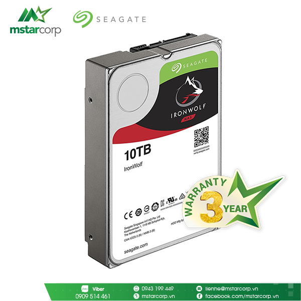 HDD Seagate IronWolf 10TB - ST10000VN0008