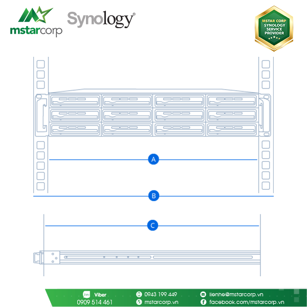 Rail Kit Synology RKM114