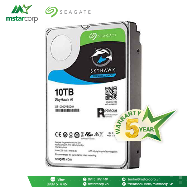 HDD Seagate SkyHawk AI 10TB – ST10000VE0008