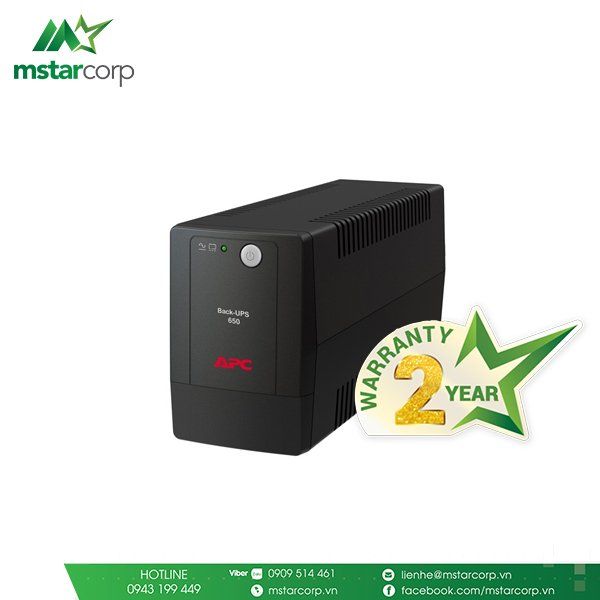 Bộ lưu điện UPS APC BX650LI-MS 650VA