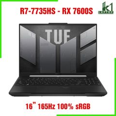 Asus TUF A16 Advantage Edition FA617NS AMD Ryzen 7-7735HS | Radeon™ RX 7600S | 16 Inch WUXGA 165Hz 100% sRGB