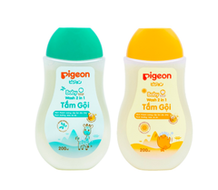 Chai bé sữa tắm pigeon 200ml