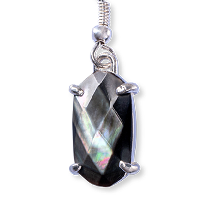 Mermaid - Bông Tai Ngọc Trai Cao Cấp BSJ.MS014 - Bạc 925 - Đen