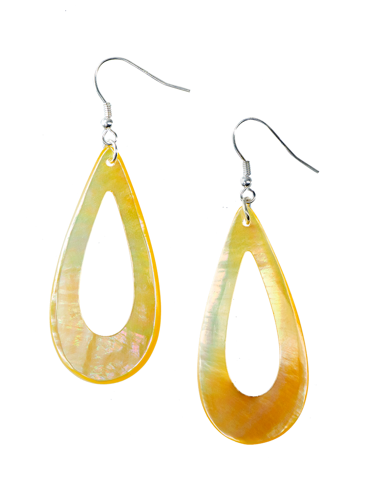 Mermaid - Bông Tai Ngọc Trai Cao Cấp - Giọt Nước BSJ.MS012 - Bạc 925 - Vàng
