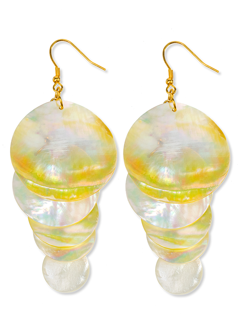 Mermaid - Bông Tai Ngọc Trai Vàng Bắc Úc - Chùm Tròn BSJ.MGY007 - Bạc 925
