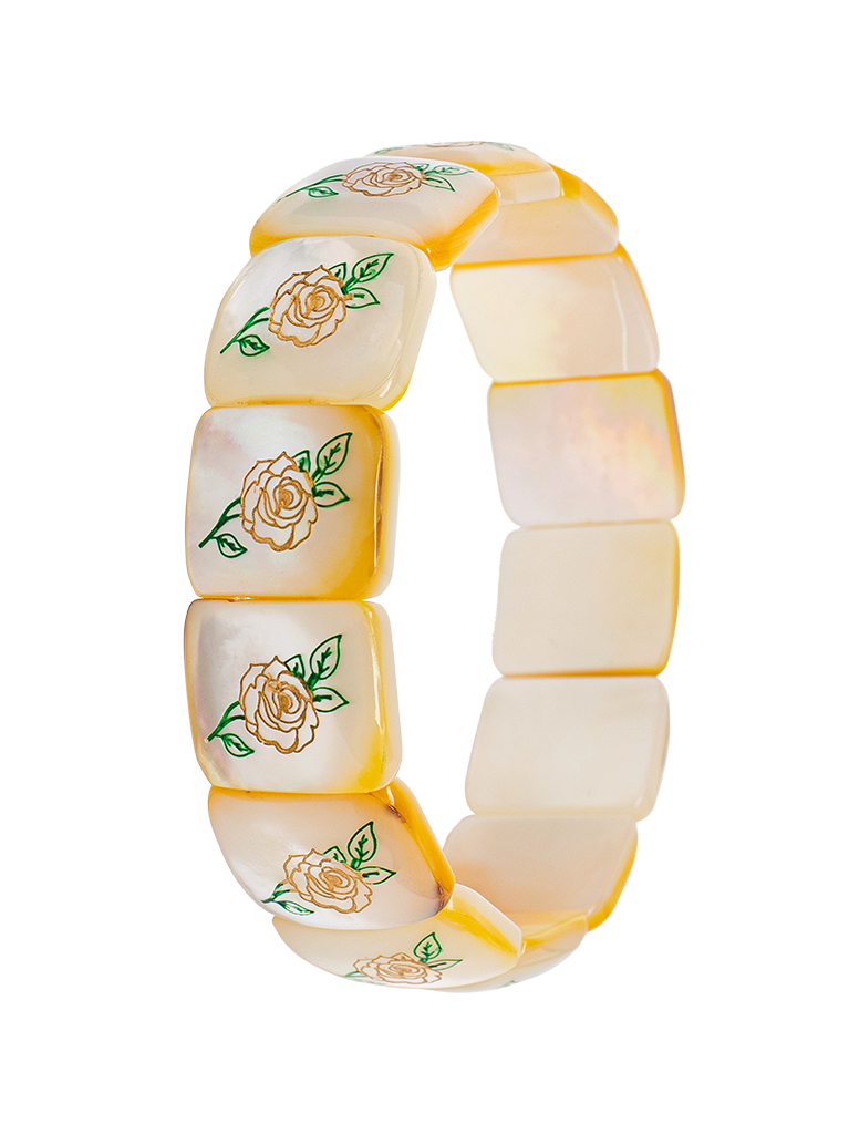 Mermaid - Lắc M33 - Ngọc Trai Vàng Bắc Úc - Bạc 950