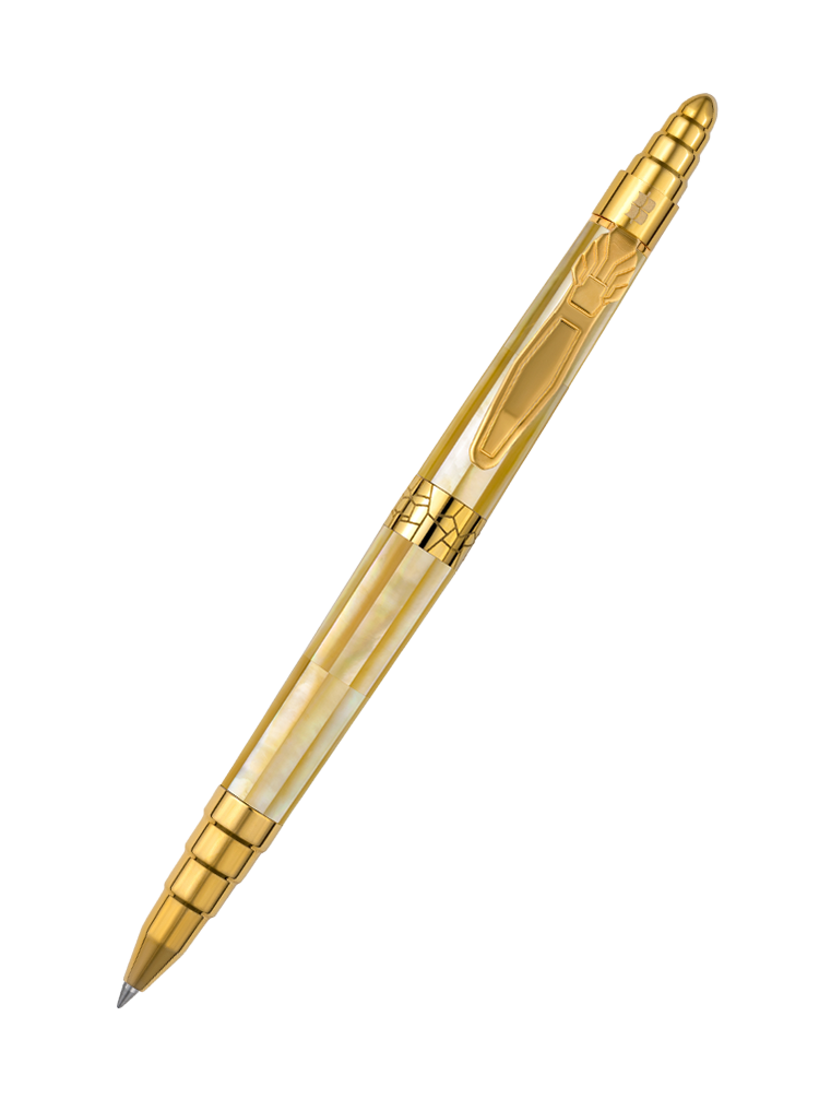  Tả Thanh Thiên - Bút Bi Ngọc Trai Vàng Bắc Úc - Mạ Vàng 24K 