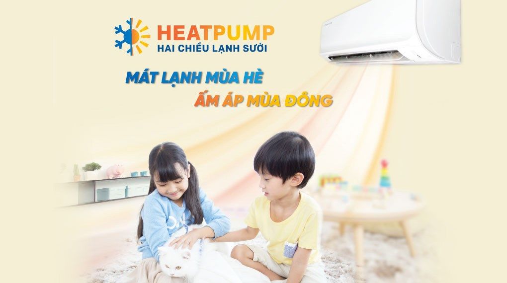 Điều hòa 2 chiều Daikin Inverter 11900 BTU FTHF35VAVMV