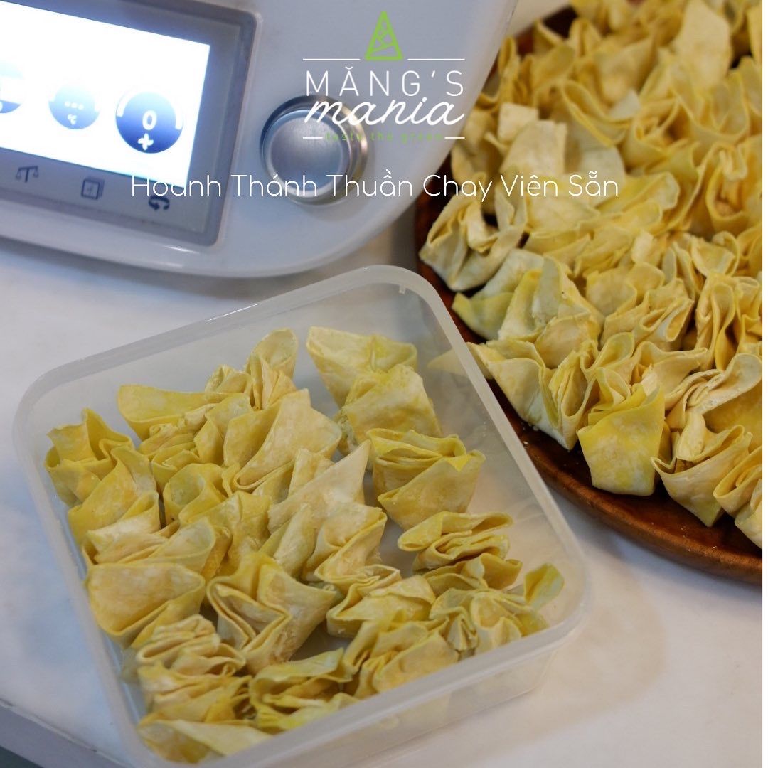Hoành thánh thuần chay viên sẵn (Vegan wonton)