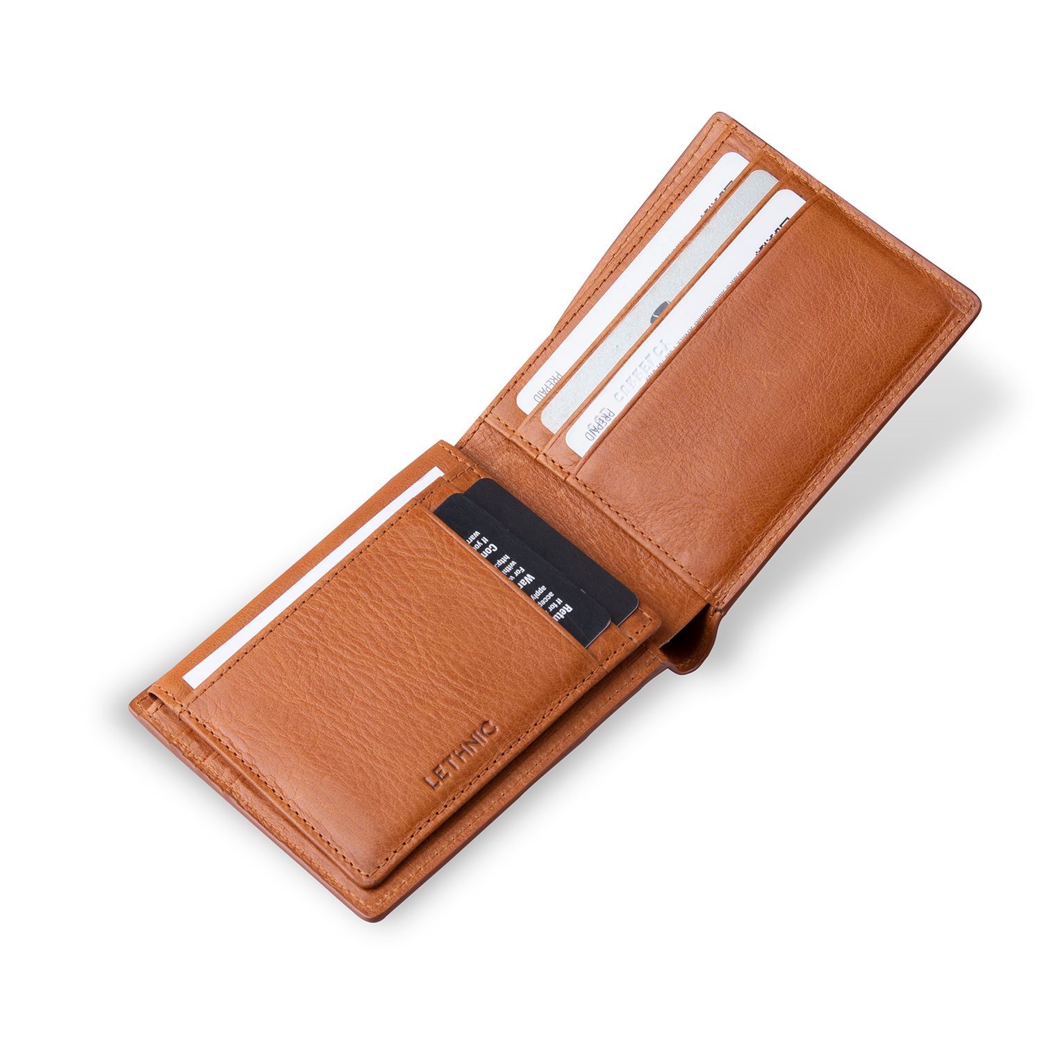Ví gập ba - Trifold Wallet - Vachetta
