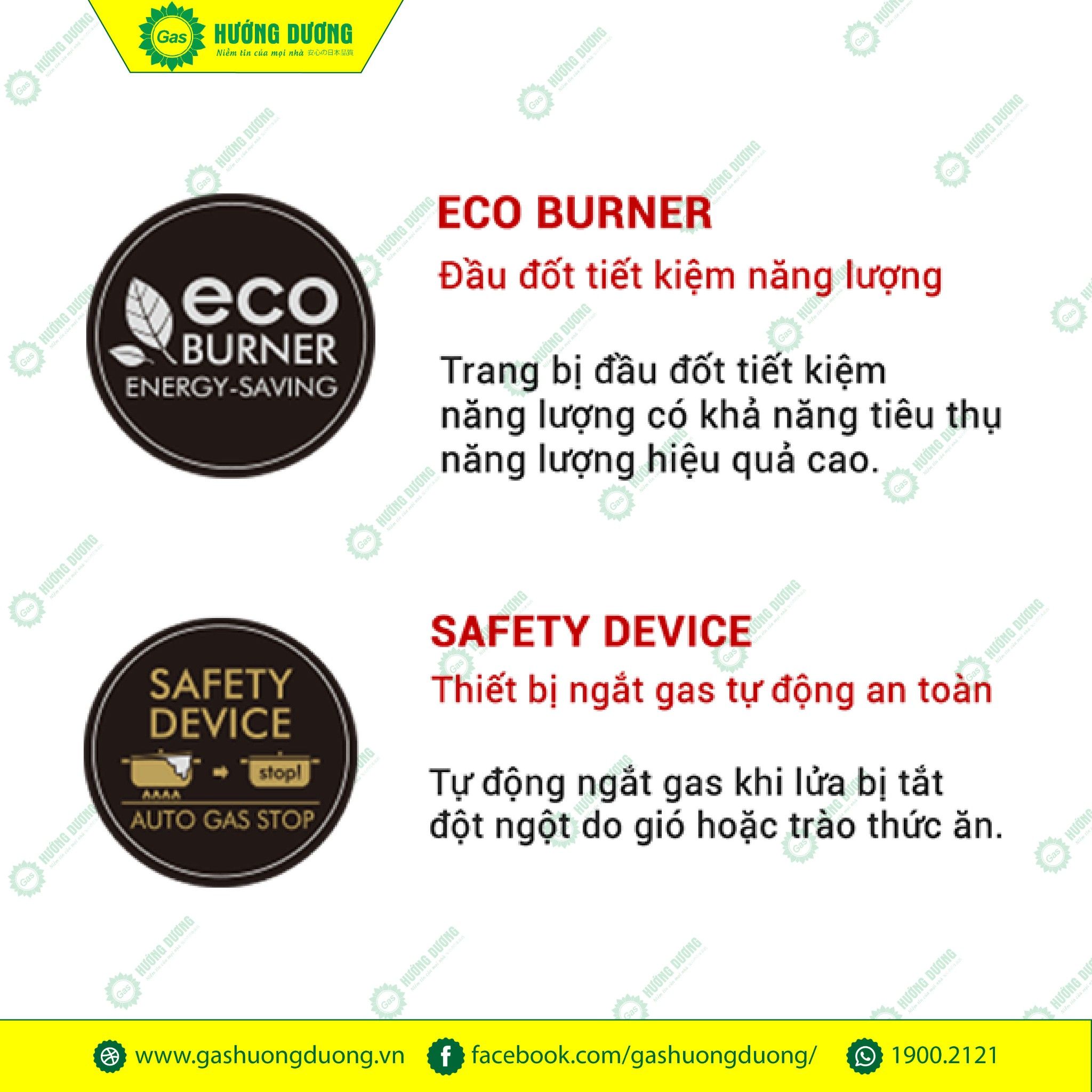 Bếp Gas Dương Paloma PA-V71EB