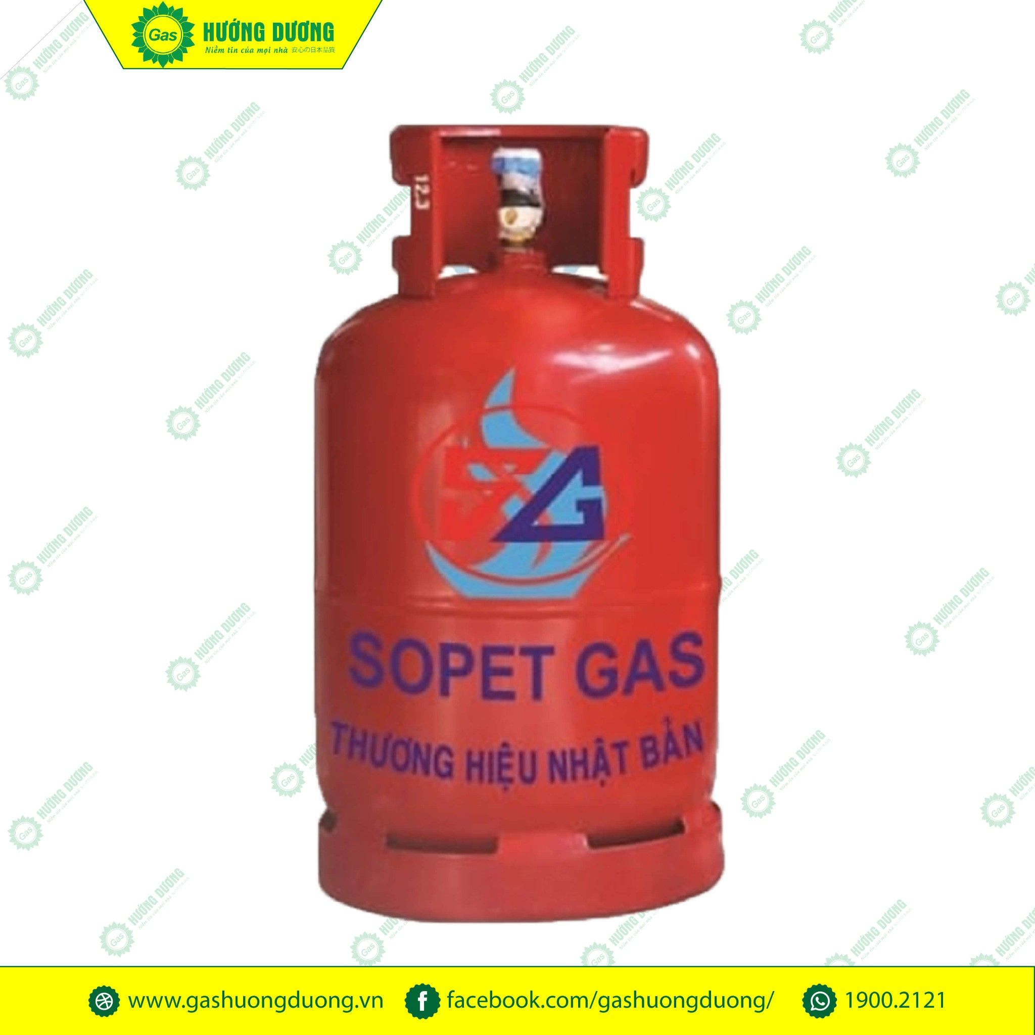 Bình Gas 12Kg Vỏ Đỏ