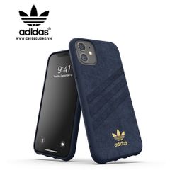 Ốp lưng Adidas iPhone 11 OR Moulded Case Ultrasuede FW19 Collegiate Royal