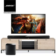 Dàn âm thanh Bose: Loa Bose Smart Ultra Soundbar và Loa trầm Bose Bass Module 700