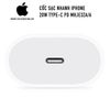 Sạc nhanh Apple iPhone 20W Type-C PD MHJE3ZA/A