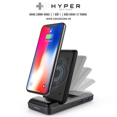 Đế sạc không dây kiêm cổng chuyển HyperDrive 7.5W, cổng USB-C Hub