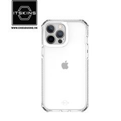 Ốp lưng iPhone 13 Pro Max Itskins Supreme Clear Transparent - Trắng trong
