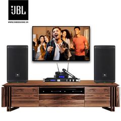 Bộ dàn Karaoke SP007316: 2 Loa JBL Eon 715, Mixer JBL KX180A, Micro không dây JBL VM200