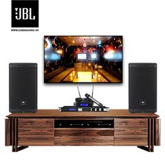 Bộ dàn Karaoke SP007314: 2 Loa JBL Eon 712, Mixer JBL KX180A, Micro không dây JBL VM200