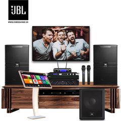 Dàn Karaoke SP008222: Loa JBL KP4012G2 (1 cặp), Cục đẩy Wharfedale Pro XR 2500, Mixer JBL KX180A, Micro JBL VM300, Loa Sub JBL IRX115s, Đầu karaoke VIETK KTV PRO 4TB, Màn hình Karaoke VIETK cảm ứng hồng ngoại 21 inch