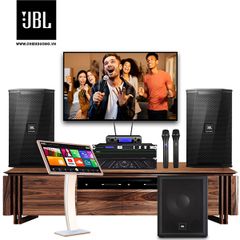 Dàn Karaoke SP008224: Loa JBL KPS5 (1 cặp), Cục đẩy Wharfedale Pro XR 3500, Mixer JBL KX180A, Micro JBL VM300, Loa Sub JBL IRX115s, Đầu karaoke VIETK KTV PRO 4TB, Màn hình Karaoke VIETK cảm ứng hồng ngoại 21 inch