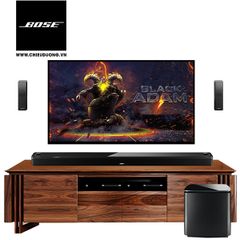 Dàn âm thanh Bose : Loa Bose Smart Soundbar 900, Loa trầm Bose Bass Module 700 và Loa Bose Surround 700 (New Date 2024)