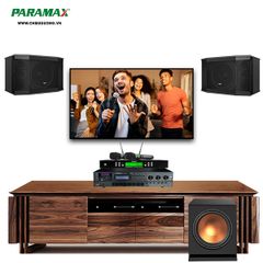 Bộ dàn Karaoke SP007185: Loa Paramax Pro-C12, Amply Boston Ba300, Micro Paramax SM-1000 và Loa Paramax SUB-4500D