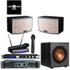 Bộ dàn Karaoke SP006502: Loa Boston BA CLassic 12, Bộ đẩy Boston PA600, Mixer JBL KX180, Micro JBL VM300, Sub Klipsch R-100SW