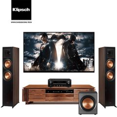 Dàn âm thanh SP006672: Ampli Denon DRA-800H, Loa front Klipsch RP-6000F và Loa Subwoofer Klipsch R-100SW