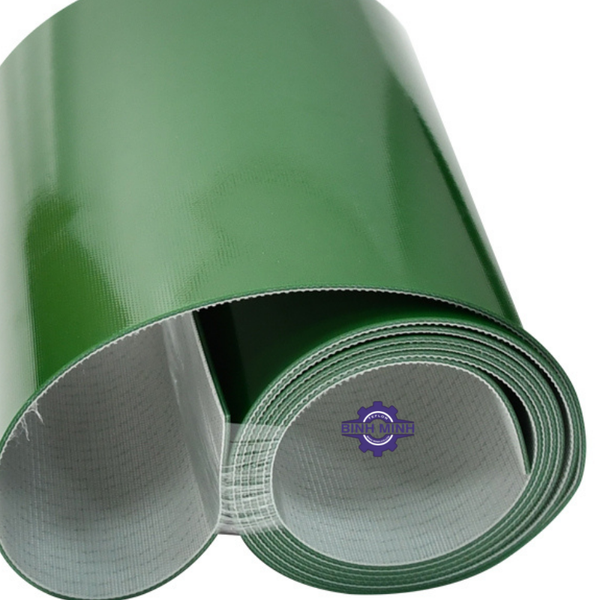 Băng tải PVC 01 mm xanh