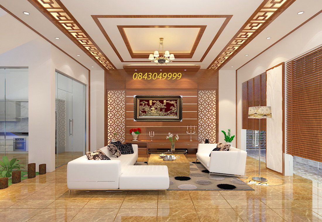 Phong cảnh đồng quê mạ vàng 24k 90 x 166
