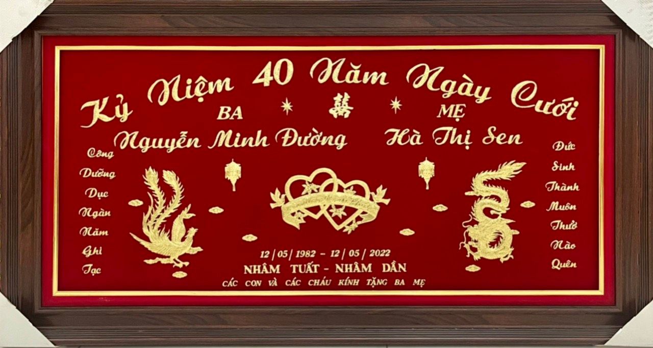 10 MẪU TRANH KỶ NIỆM NGÀY CƯỚI CAO CẤP