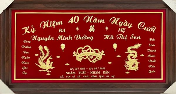  KỶ NIỆM 25 NĂM NGÀY CƯỚI - ĐÁM CƯỚI BẠC 