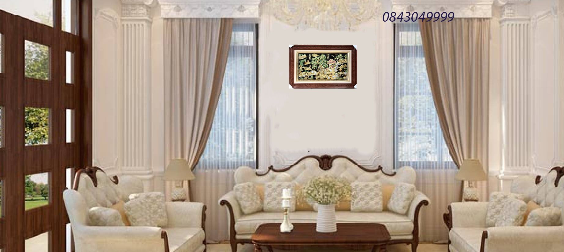 Phong cảnh đồng quê 80 x 120