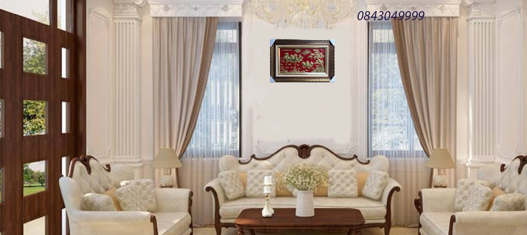 Tranh đồng Mã đáo thành công 80 x 120