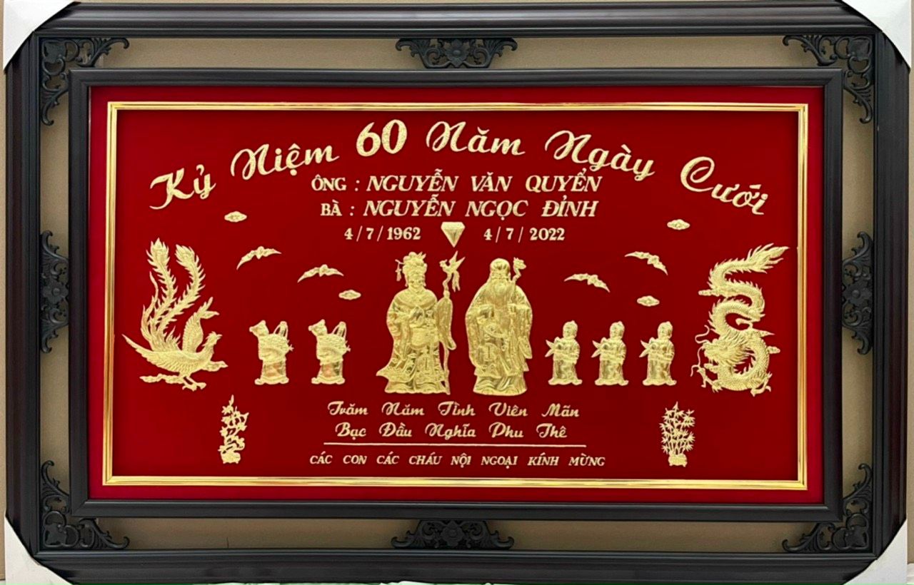 MỪNG LỄ CƯỚI KIM CƯƠNG - KỶ NIỆM 60 NĂM NGÀY CƯỚI