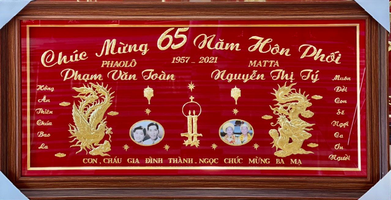 KỶ NIỆM 50 NĂM NGÀY CƯỚI - ĐÁM CƯỚI VÀNG
