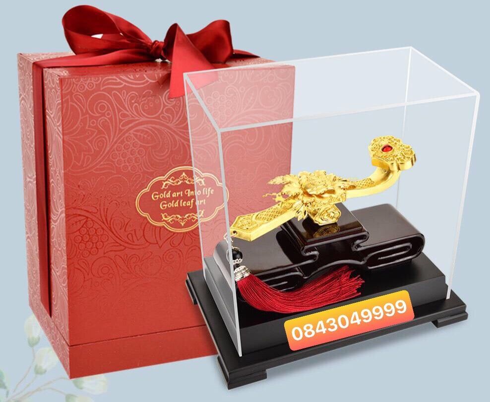 Quà Tặng Gậy Như Ý Mạ Vàng