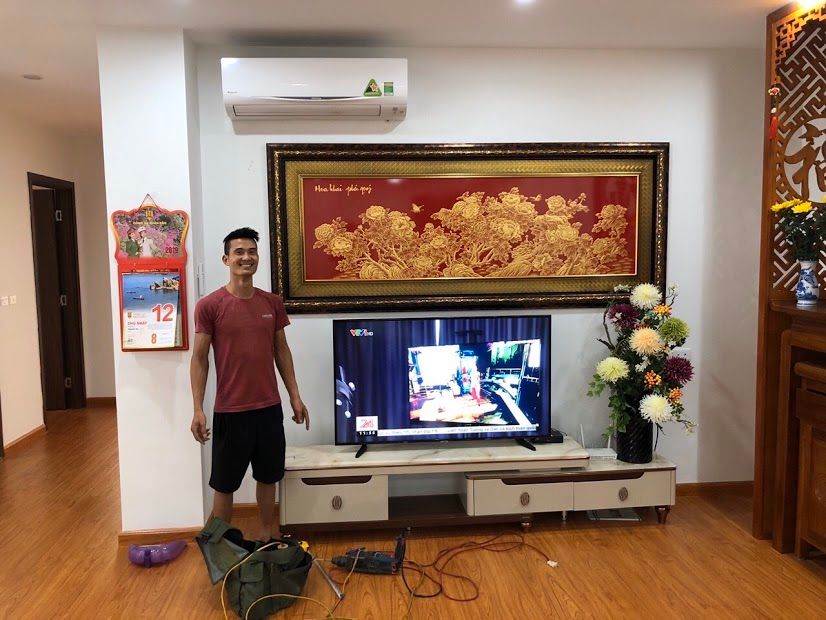 Tranh Hoa khai phú quý 56 x 76
