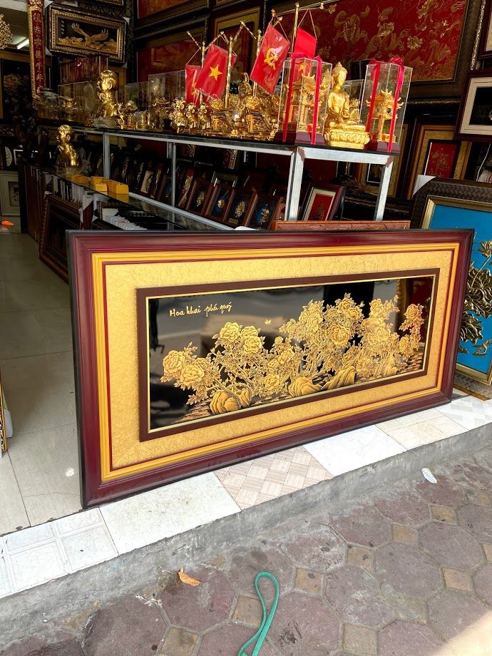 Hoa Khai Phú Quý (Hoa Mẫu Đơn) 98 x 198