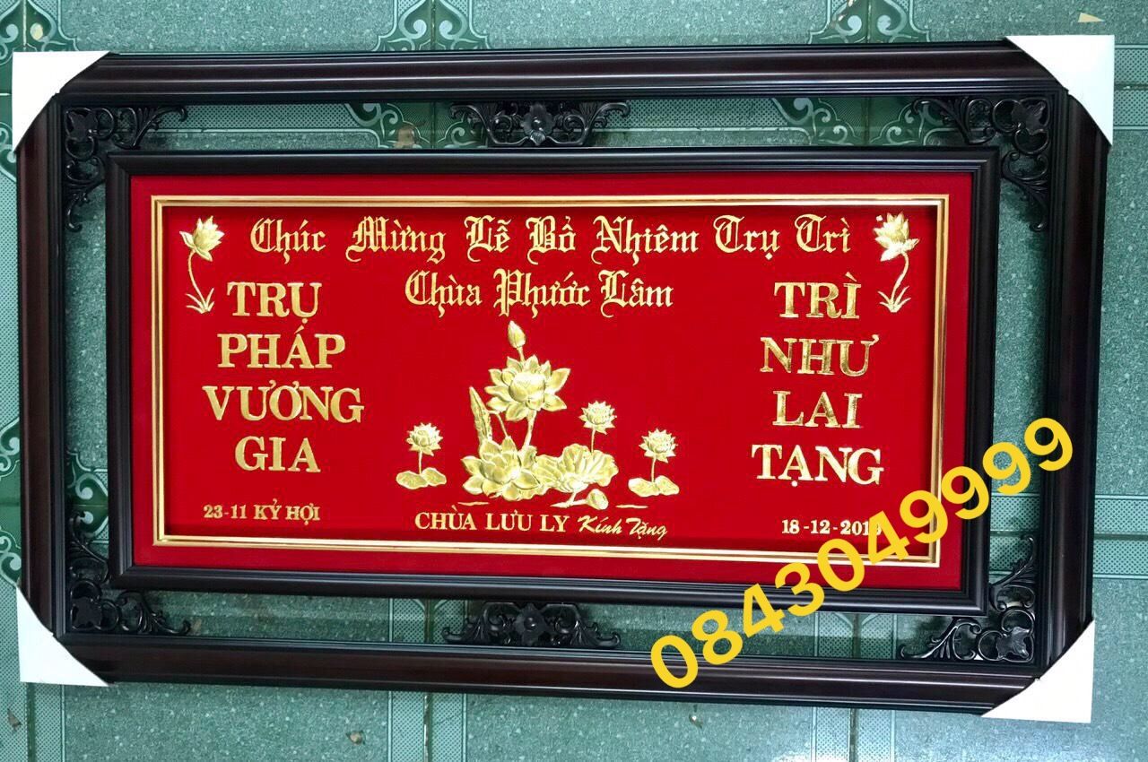 Quà Tặng Thượng Tọa Bằng Vàng 24K