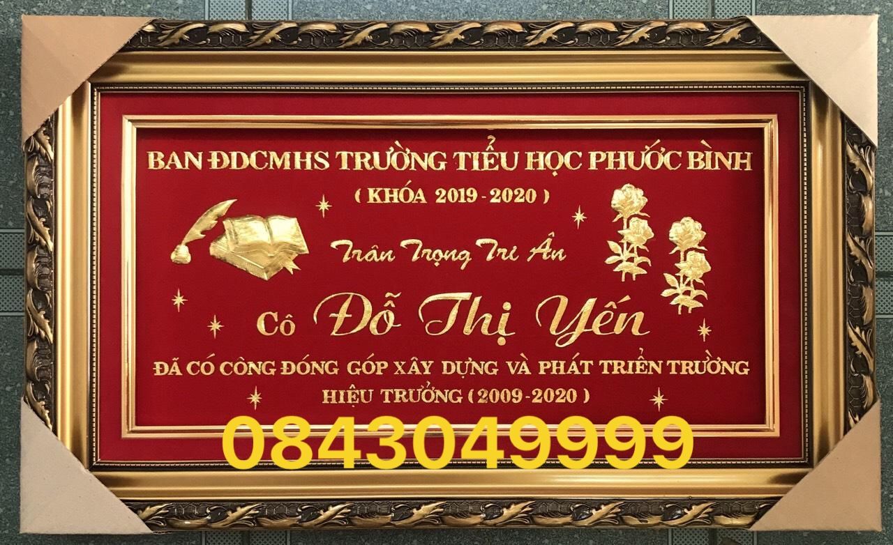 Quà Tặng Thầy Cô Bằng Vàng 24K