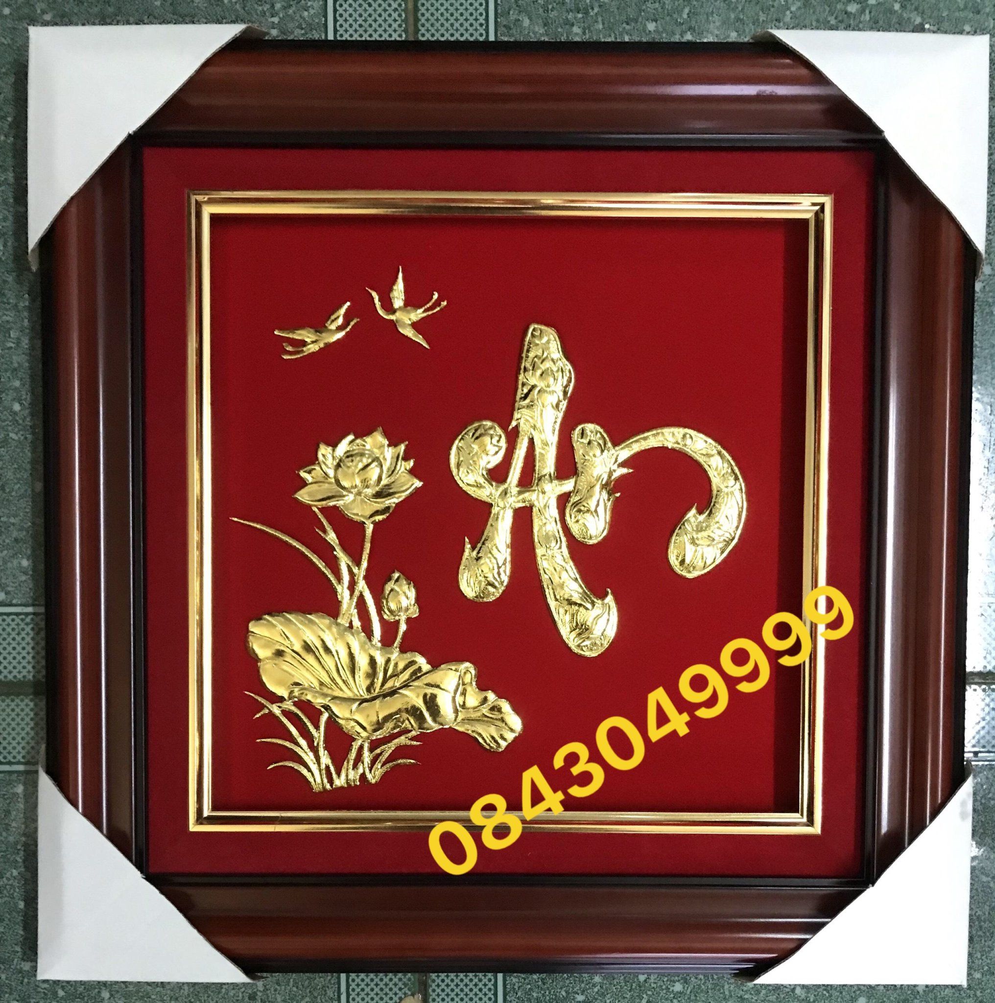 Chữ An Bằng Vàng 24K