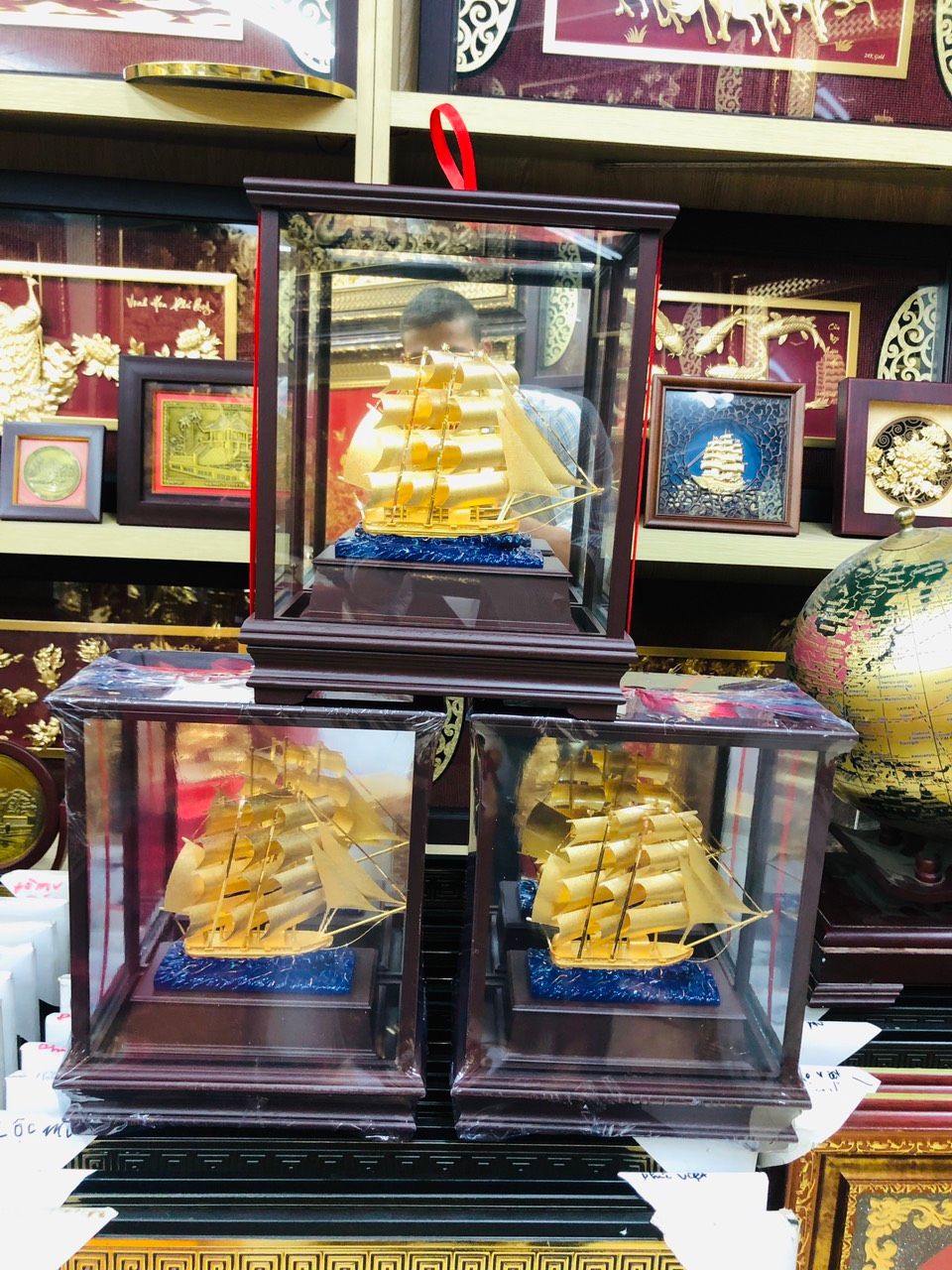 Thuyền Buồm Lá Vàng 24K - 291836