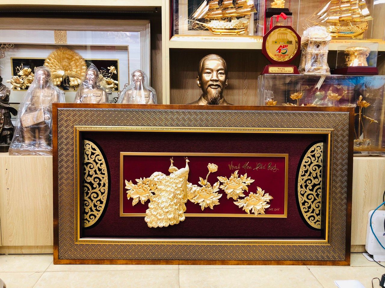 Tranh Vinh Hoa Phú Quý Mạ Vàng - 76142