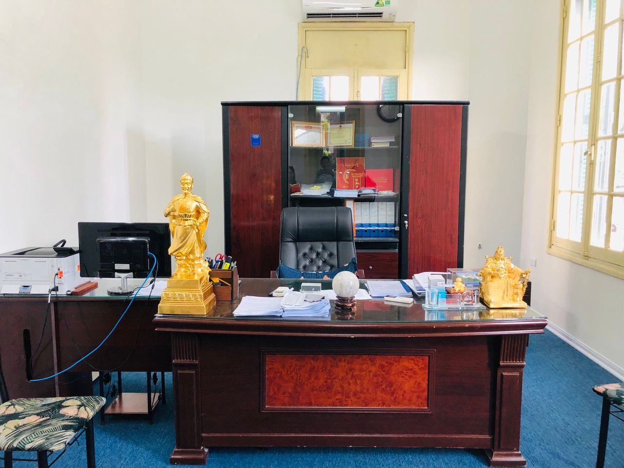 Tượng Trần Hưng Đạo Dát Vàng 9999 Cao 65