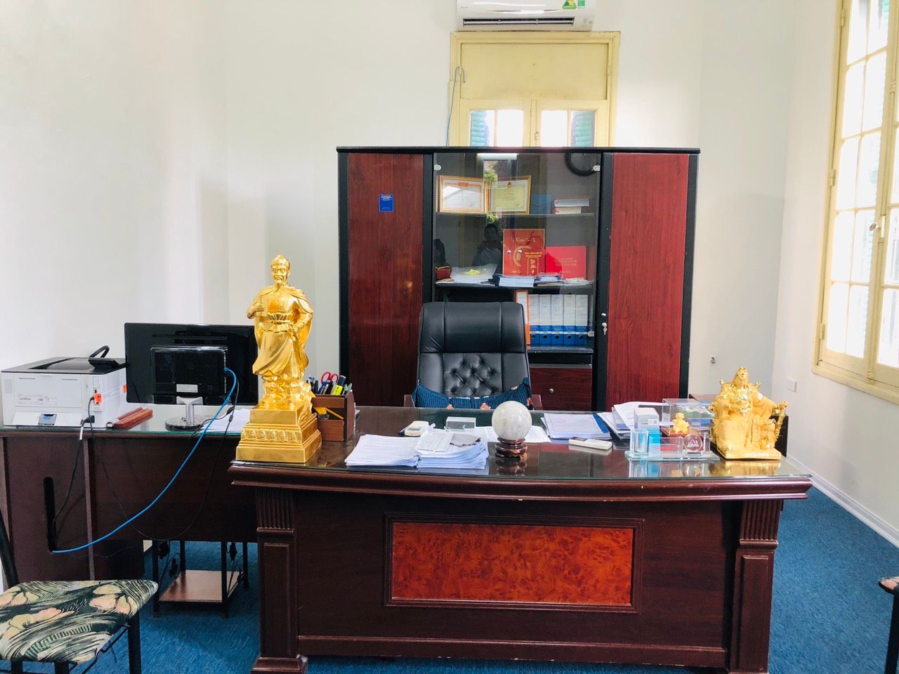 Tượng Trần Hưng Đạo Dát Vàng 9999 Cao 65